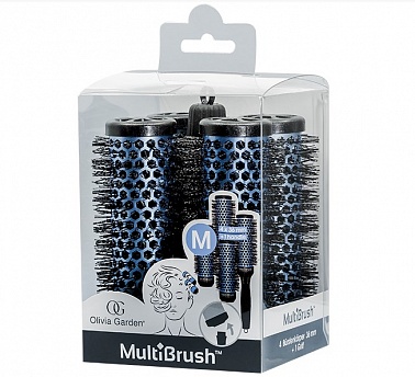 OG MultiBrush Набор брашингов для укладки 36 мм, 4 шт., со съемной ручкой 
