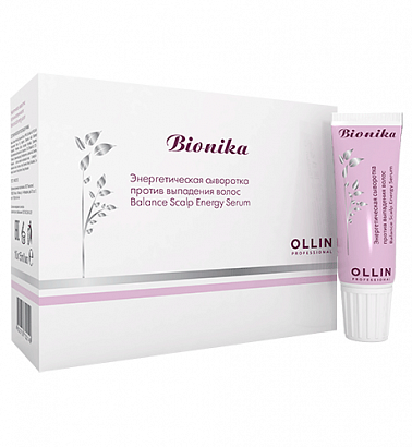 Ollin BioNika Энергетическая сыворотка против выпадения волос 10х15 мл
