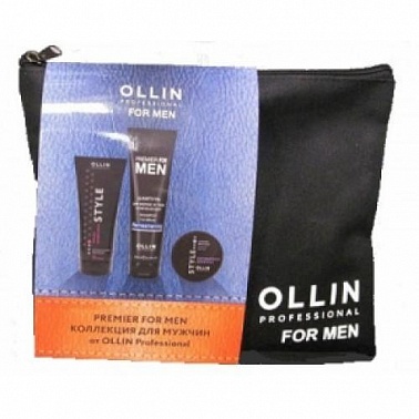 Ollin For Men Набор: Шампунь + Воск + Гель для укладки 250/50/200 мл