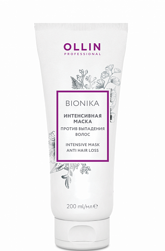 Ollin BioNika Интенсивная маска против выпадения волос, 200 мл