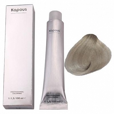 Kapous Professional Крем-краска для волос 911 суперосветляющий серебристо-пепельный блонд 100 мл