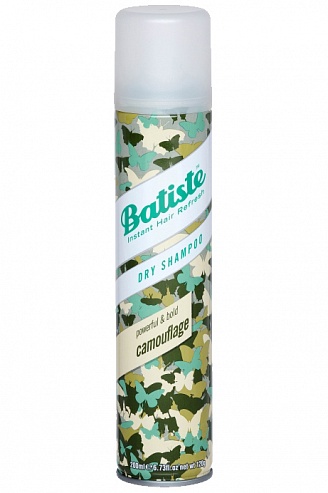 Batiste Camouflage Шампунь сухой, дерзкий и яркий аромат, 200 мл