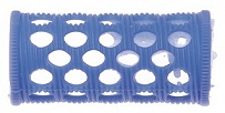 Бигуди пластмассовые синие 20 мм короткие, 10 шт.