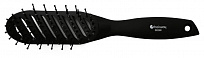 hairway Щётка вогнутая карбон, 9 рядов 