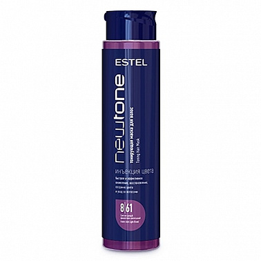 NEWTONE ESTEL HAUTE COUTURE 8/61 Тонирующая маска Светло-русый фиолетово-пепельный, 435 мл