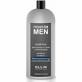 Ollin For Men Шампунь для волос и тела освежающий 1000 мл