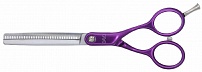 Ножницы DAYO филировочные 6,0, фиолетовые ручки