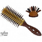 Y.S. Park Щётка для укладки Air Brush Choco Mix мягкая