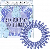 invisibobble Original Bad Hair Day& Irrelefanf! Резинка-браслет для волос васильковая, 3 шт.