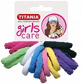 Titania Резинки для волос 4 см, цветные, 16 шт.
