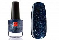 Sophin Лак для ногтей Темно-синий рассеянный голографик, Luxury&Style, 12 мл