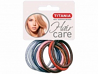 Titania Резинки для волос 4,5 см, цвет в ассортименте,10 шт.