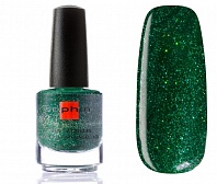 Sophin Лак для ногтей Темно-зеленый рассеянный голографик, Luxury&Style, 12 мл
