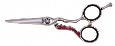 Ножницы Kedake 24250 прямые 5,0 (розовый декор)
