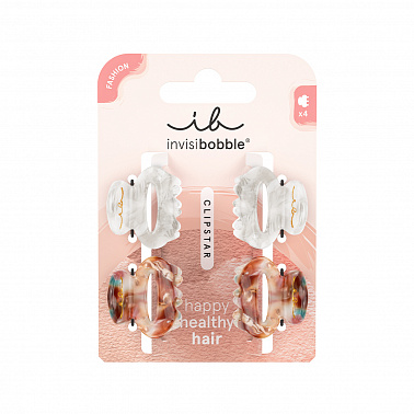 invisibobble Заколка-крабик мини CLIPSTAR Petit Bijoux, 4 шт.