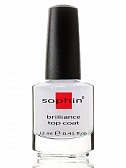 Sophin Brillance Top Coat Верхнее покрытие для сохранения цвета с изысканным эффетом, 12 мл