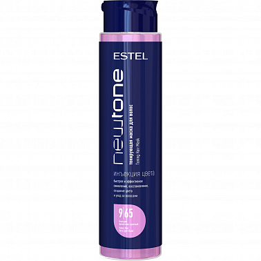 NEWTONE ESTEL HAUTE COUTURE 9/65 Тонирующая маска Блондин фиолетово-красный, 435 мл
