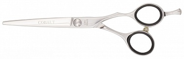 Ножницы Kedake 1855 прямые 5,5, полуэргономика, кобальт (кольца - овал)