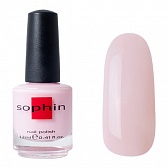 Sophin Лак для ногтей "Ceramic Collection" Бело-розовый, 12 мл