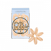 invisibobble Nano To Be or Nnude to Be Резинка-браслет для волос бежевая, 3 шт.
