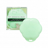 Pet Teezer Cat Grooming Щётка для кошек, салатовый