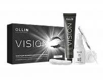 Ollin Vision Крем-краска для бровей и ресниц в наборе 20 мл графит