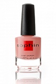 Sophin Лак для ногтей Персиково-розовый, 12 мл 